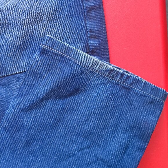 Chapter jeans slim straight distressed indigo blue men's size 32x32 - Picture 10 of 11